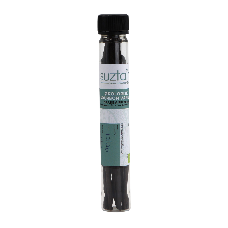 Suztain Bourbon Vaniljestænger Ø (10 stk)