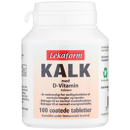 Lekaform Kalk Med Vitamin D (100 tabl)