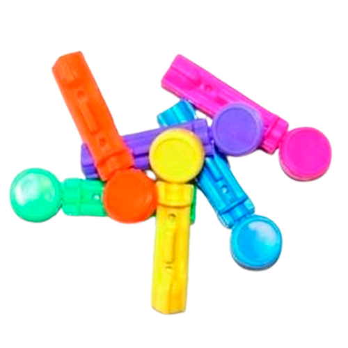 Klinion Soft Fine Lancetter Ass. Farver 0,36mm (150 stk)