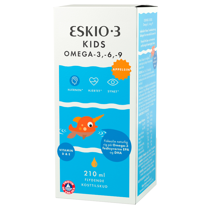 Eskio-3 Kids med Appelsinsmag (210 ml)